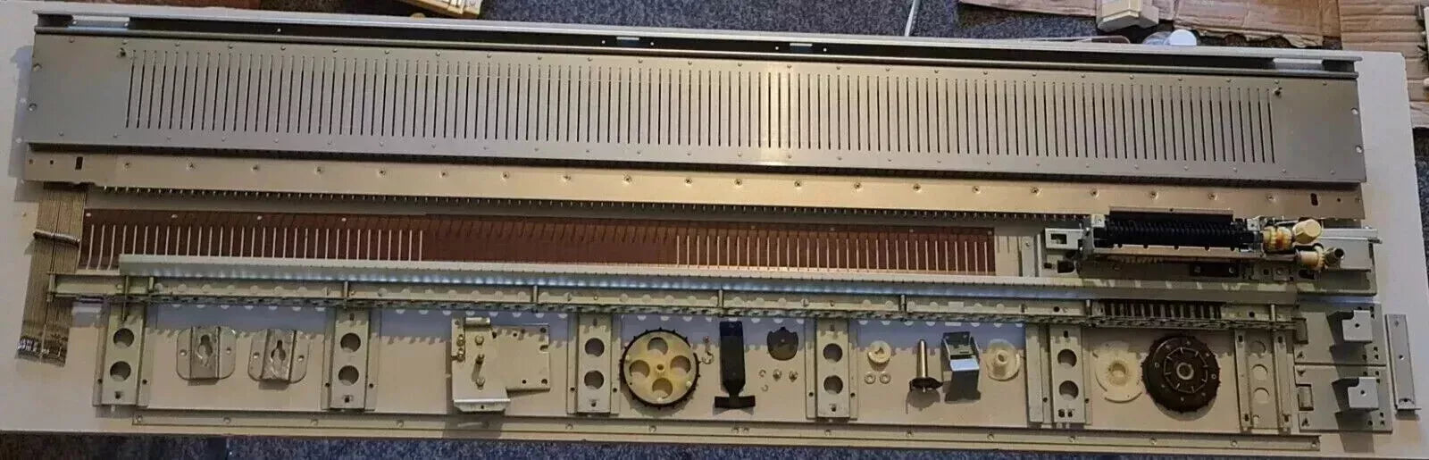 knitting machine kh260 brother punch card + ribber kr260 bulky package