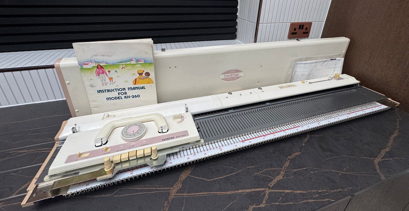 knitting machine brother kh260 bulky reconditioned