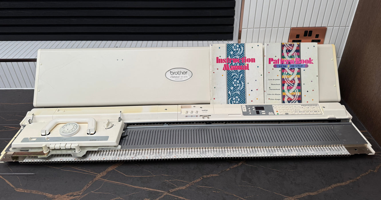 knitting machine brother kh270 bulky electronic reconditioned