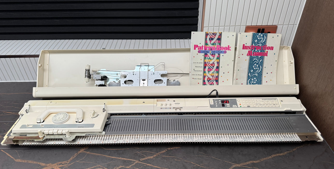 knitting machine brother kh270 bulky electronic reconditioned