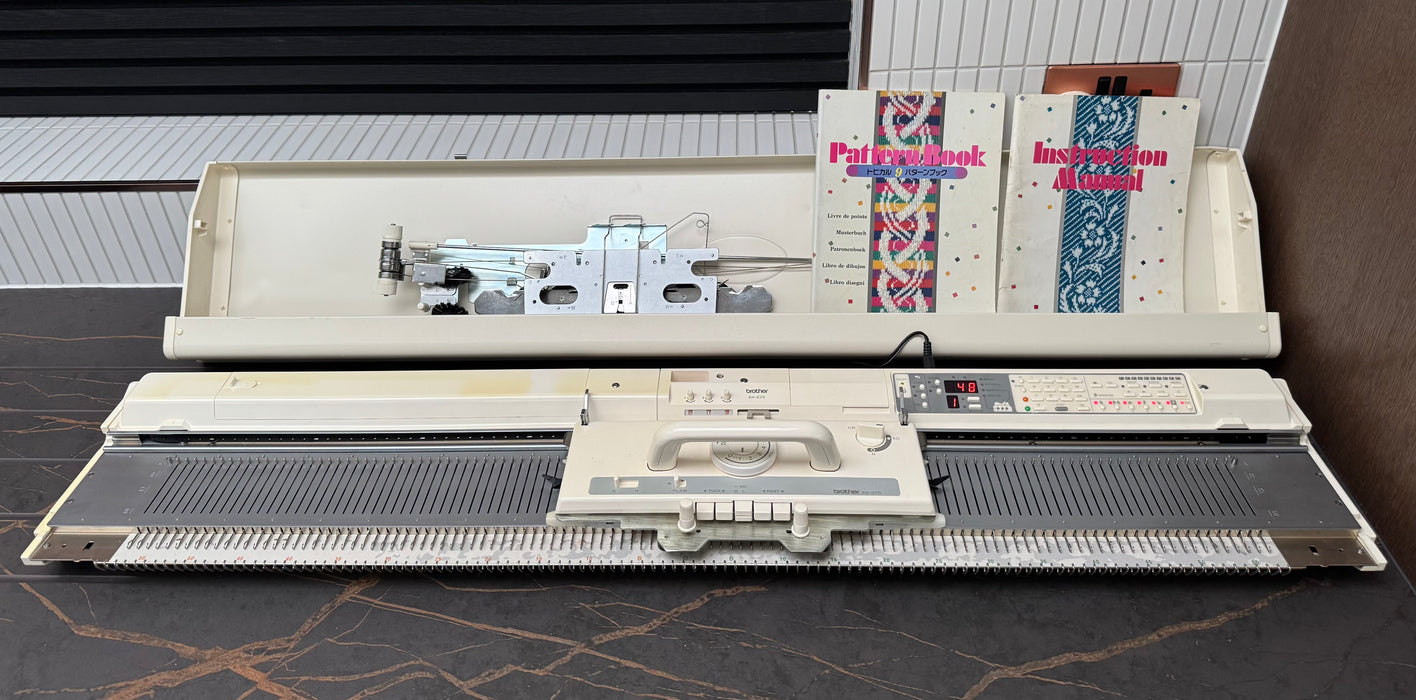 knitting machine brother kh270 bulky electronic reconditioned